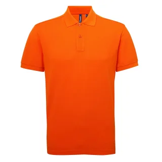 Asquith & Fox Herren Kurzarm Performance Blend Polo Shirt (Orange)