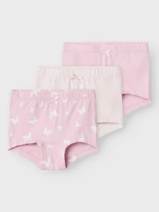 NAME IT - NMFTIGHTS 3P PINK BUTTERFLY NOOS pink lavender - Gr. - 98