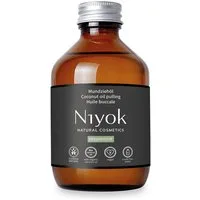 Niyok Mundspülung Mundziehöl Bio Kokosöl-Pfefferminze-Ölziehkur gegen Karies, Zahnstein, (1-tlg) gegen Mundgeruch, Veganes Zahnöl