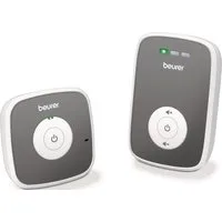 BEURER Babyphone BY 33 mit optischer Geräuschpegelüberwachung und LED-Anzeige, Reichweitenkontrolle mit akustischem Signal