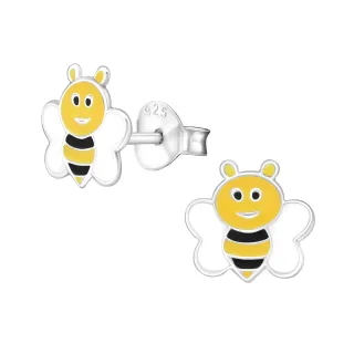 Bienen Ohrringe aus 925 Silber