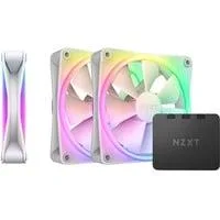 F120 RGB DUO Triple 120x120x25, Gehäuselüfter weiß, 3er Pack, inkl. RGB-Controller, 120 mm