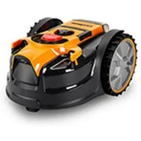 Lawnmaster Rasenmähroboter OcuMow® Mähroboter kabellos 80  Rasenmäher Roboter, bis 80 m² Rasenfläche, (1-St), mit 2Ah Akku Kompaktmodell Einsteiger-Modell ohne Begrenzungskabel