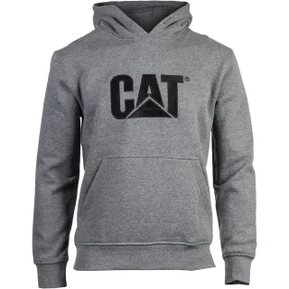 Caterpillar Marken Baumwolle Herren Grauer Kapuzenpullover
