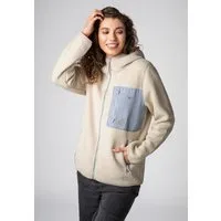 SUBLEVEL Fleecejacke Damen Fleecejacke mit Kapuze Fleecejacke Outdoorjacke Kuscheljacke