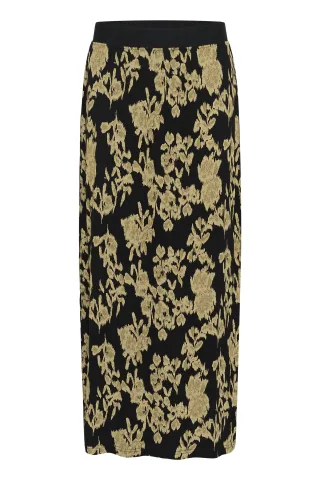 Rock Regular fit Black/Big Yellow Flowers black multi