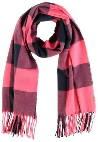 camel active - Weicher Schal im Karomuster tearose check - Gr. - OS