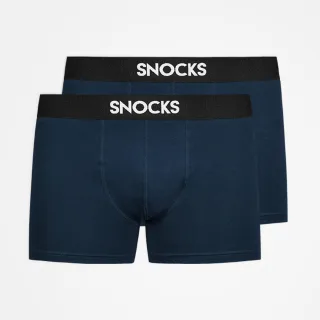 SNOCKS - Boxershorts mit Logo navy - Gr. - XXL
