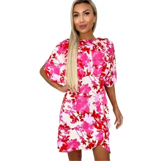 AX Paris - Minikleid für Damen (Pink bedruckt)