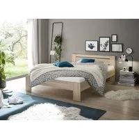 Pol-Power Bett in Eiche Sonoma. Abmessungen (BxHxT) 145x71x204 cm