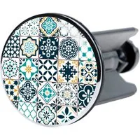 Sanilo Waschbeckenstöpsel Palazzo, Ø 4,0 cm, hochwertig, universell, mit Motiv, 100% wasserdicht