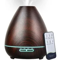 Luckice Luftreiniger 2-in-1:Luftbefeuchter+AromadiffuserUltraschall 400ML, für 40 m² Räume, Aroma Diffuser Duftdiffusor Feuchtigkeitsregler Automatische