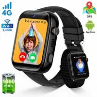 SWGOTA 4G Kinder Smartwatch mit Telefonfunktion und GPS, SOS,Zwei-Wege-Anrufe Smartwatch, Kindersmartwatch mit WLAN, Bildkompetenz für 4–12 Jungen und Mädchen