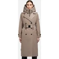 khujo Trenchcoat Elena-YM Warmer Wintermantel mit doppelter Knopfleiste