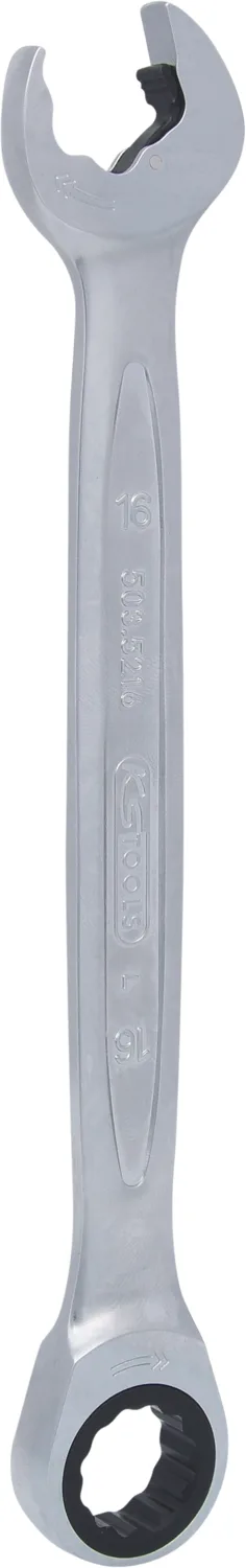 KS Tools DUO GEARplus Ringmaulschlüssel,Maul-Ratschenfunktion - 503.5216
