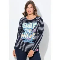 Laurasøn T-Shirt Ringelshirt Rundhalsausschnitt Langarm