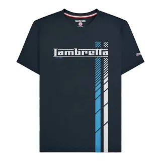 Lambretta - "SS25" T-Shirt für Herren (Marine/Weiß/Blau)