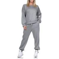 simaranda Jogginganzug Damen Jogginganzug 7065 36-42 Hellgrau