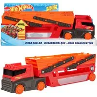Hot Wheels Spielzeug-Monstertruck Mega Hauler Truck Hot Wheels City GHR48 mit ausklappbaren Etagen