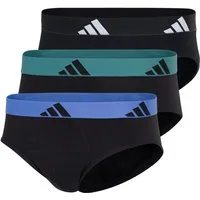 adidas Sportswear Slip Active Flex Cotton (3er Pack) elastisch, Logo-Bund, scheuerfreies Tragegefühl, ohne Eingriff