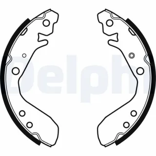 Delphi Bremsbacken hinten Honda City Jazz