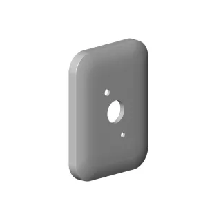 Dornbracht Rosette für Wandanschlussbogen Ersatzteile 092784021 60 x 78 x 9 mm Chrom 092784021-00