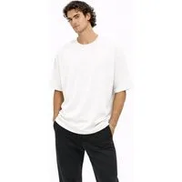 Megaman Jeans T-Shirt Herren Oversize T-Shirt Sommer Heavy Weight Basic Shirt Premium OH-45