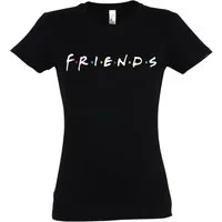 Youth Designz Print-Shirt Friends Logo Damen T-Shirt Geschenk Frauen Freundin mit modischem Spruch Aufdruck