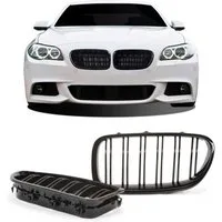 OMAC Frontstoßstange Kühlergrill für BMW 5er F10/F11/F18 2010-2015 schwarz 1tlg, 1-St.