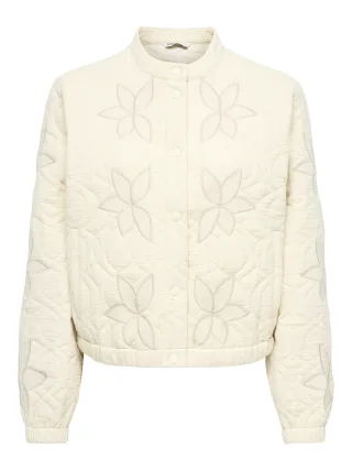 ONLY - ONLAURA LIGHT QUILTED EMB. BOMBER OTW Moonbeam - Gr. - L