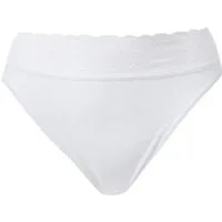CALIDA Taillenslip Iconics Damen (1-St) aus 100% Baumwolle, Spitze am Beinausschnitt
