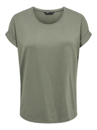 ONLY - ONLMOSTER S/S O-NECK TOP NOOS JRS Smokey Olive - Gr. - S