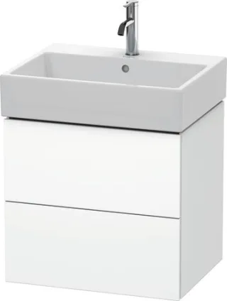 Duravit L-Cube Waschtischunterbau wandhängend Weiß Matt 584x459x544 mm - LC627501818 LC627501818