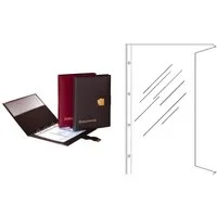 PAGNA Organisationsmappe Pagna Dokumentenmappe 29x36cm 4-Ring-Mechanik 1H schwarz