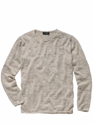 Mey & Edlich Herren Kompatibler Sommerpullover Grau 100 % Baumwolle