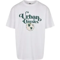 URBAN CLASSICS T-Shirt Urban Classics Herren Organic Globe Logo Tee (1-tlg)