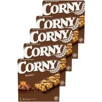 CORNY Cerealien, Corny Schoko Riegel Mandeln Erdnüssen und Bienenhonig 150g 5er Pack