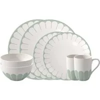 Villeroy & Boch Geschirr-Set (8-tlg), 2 Personen, Porzellan, Premium Porcelain, mikrow.- & spülm.sicher, Made in Germany