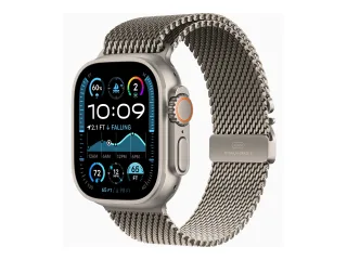 Apple Watch Ultra 2 Natur mit Milanaise-Armband Medium Natur | mx5r3fd/a |