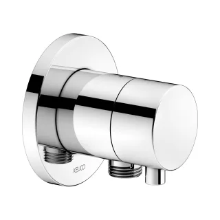 Keuco 2-Wege Umstellventil IXMO Comfort 59556, Schlauchanschluss, rund, verchromt, 59556011101 59556011101