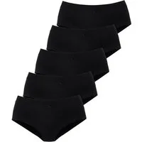 Vivance Taillenslip (5er-Pack) mit breitem Bündchen ohne zusätzliches Gummi