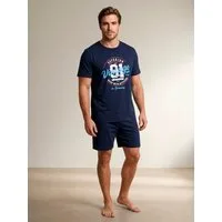 Henry Terre Shorty Pyjama Set Kurz - Paul Vintage