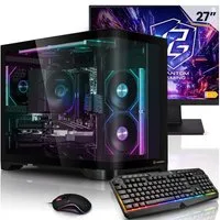 AurumPC 27"Set R7 5700X mit RTX5060 8GB und 32GB DDR4 RAM PC-Set (27 Zoll, AMD Ryzen 7 5700X, GeForce RTX 5060, 32 GB RAM, 1000 GB SSD, Luftkühlung)