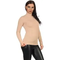 Mellice Rollkragenshirt Damen Langarm Rollkragen Shirt