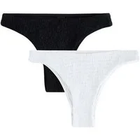 Next Bikini-Hose Brazilian-Bikinihosen mit hohem Bein, 2er-Pack (2-St)