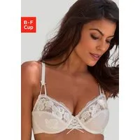 Nuance by Lascana Bügel-BH mit floraler Stickereispitze und edler Schnürung, Dessous