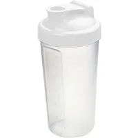 elasto Protein Shaker PROTEIN auslaufsicherer Fitness shaker 600 ml inkl. Sieb, Shaker für Eiweiß- & Sportgetränke, BPA-frei, einfache Reinigung