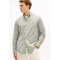 Tommy Hilfiger Langarmhemd CORE FLEX POPLINE CLASSIC STRIPE regular fit, Button-down-Kragen, feine Streifen