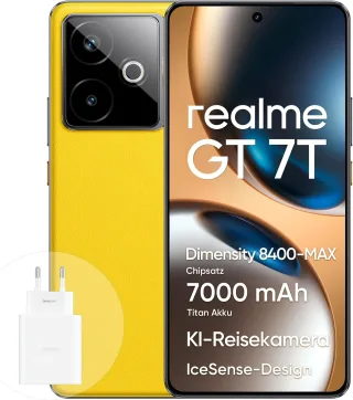Realme GT 7T 12/256GB [Dual-Sim] gelb