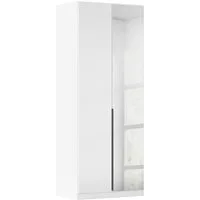 OTTO home Drehtürenschrank Kleiderschrank Schrank Garderobe AGORDO mit Dekor- oder Hochglanzfront (in zwei Griff-Farben, Breiten 91-405 cm) durchdachte Innenausstattung, in 8 Breiten und 2 Höhen MADE IN GERMANY